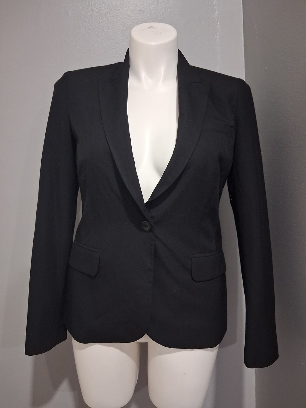 Classic Black Women's Blazer Jacket - Modern Tailored Fit